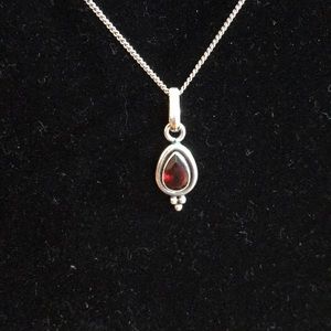 Ruby Pendant Necklace